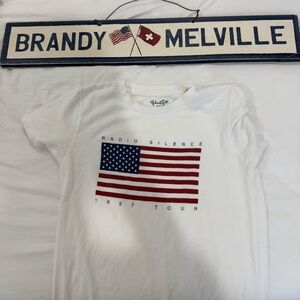Brandy Melville 4 shirt bundle ( USA THEMED)